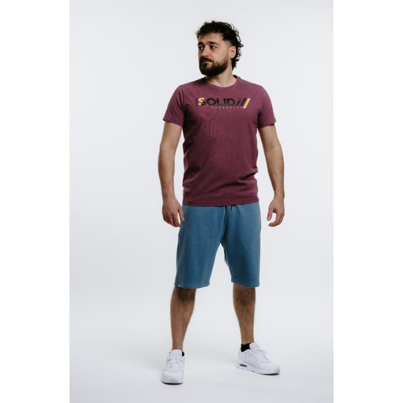 Pánske tričko s krátkym rukávom AUTHORITY T-SOLID M burgundy 4