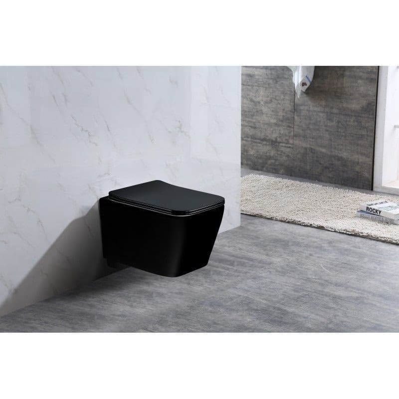 PRIM předstěnový instalační systém s chromovým tlačítkem 20/0041 + WC MEXEN TEO ČERNÁ Rimless + SEDADLO PRIM_20/0026 41 ME02 4
