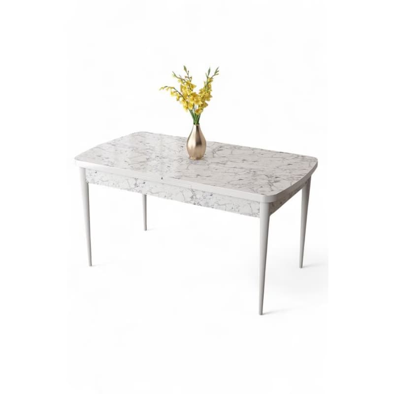 Jedálenský stôl Zen - White Marble, White 2