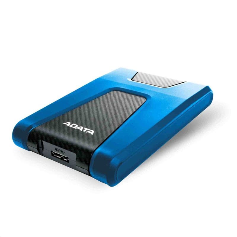 ADATA Externý HDD 2TB 2,5" USB 3.1 DashDrive Durable HD650, modrý (gumový, nárazu odolný) 3