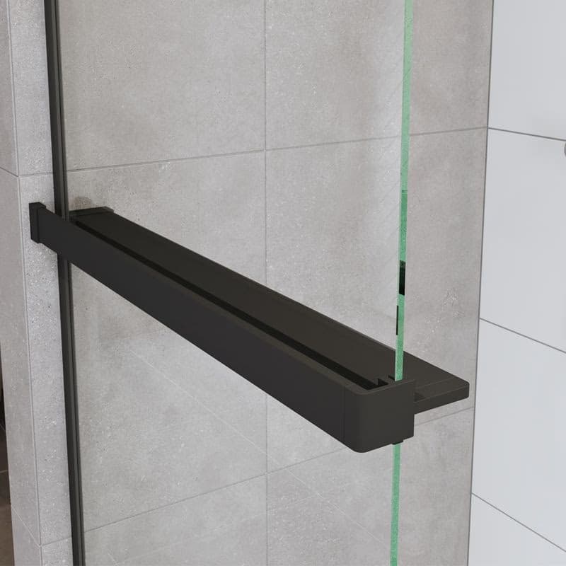 Mereo Polička k WALK IN, 120 cm, čierny ALU CK10620PB 5