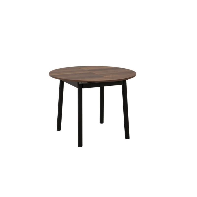 Extendable Dining Table Oliver - Walnut, Black 2