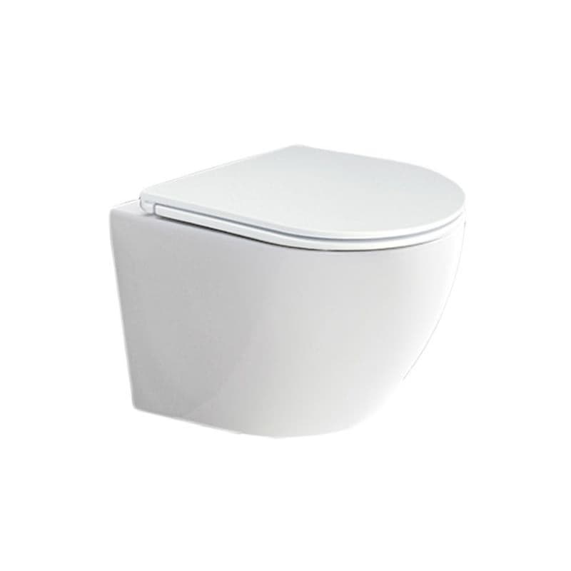 Mereo WC závesné kapotované, RIMLESS, 490x370x360, keramické, vr. sedátka CSS123 VSD82S