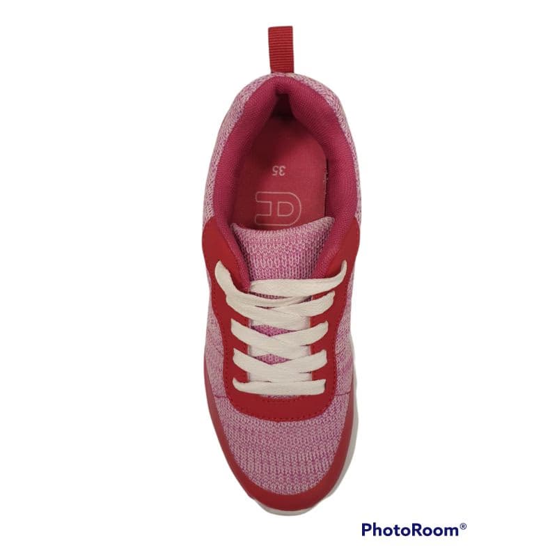 Juniorská rekreačná obuv AUTHORITY KIDS Aryann fuchsia red super pink white 4