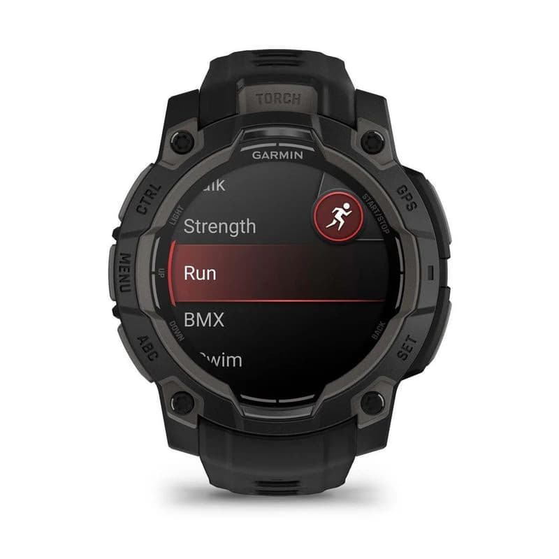 Garmin Instinct 3 – 45 mm, AMOLED, Čierne s čiernym pásikom 2