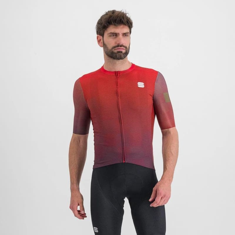 Pánsky cyklistický dres s krátkym rukávom SPORTFUL Rocket jersey, huckleberry chilly red 2