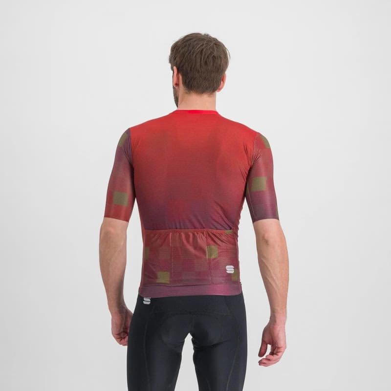 Pánsky cyklistický dres s krátkym rukávom SPORTFUL Rocket jersey, huckleberry chilly red 3
