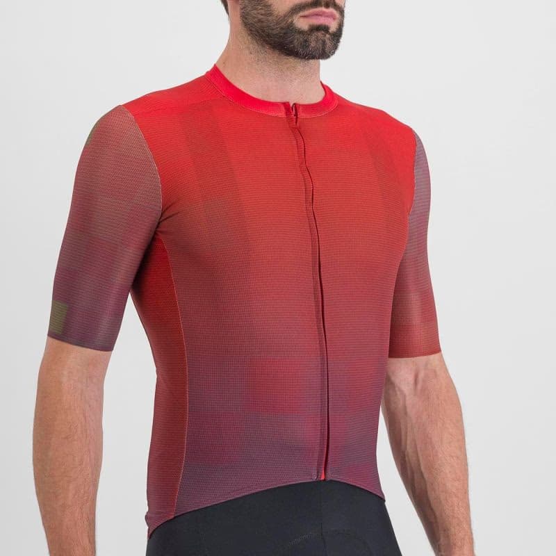 Pánsky cyklistický dres s krátkym rukávom SPORTFUL Rocket jersey, huckleberry chilly red 4