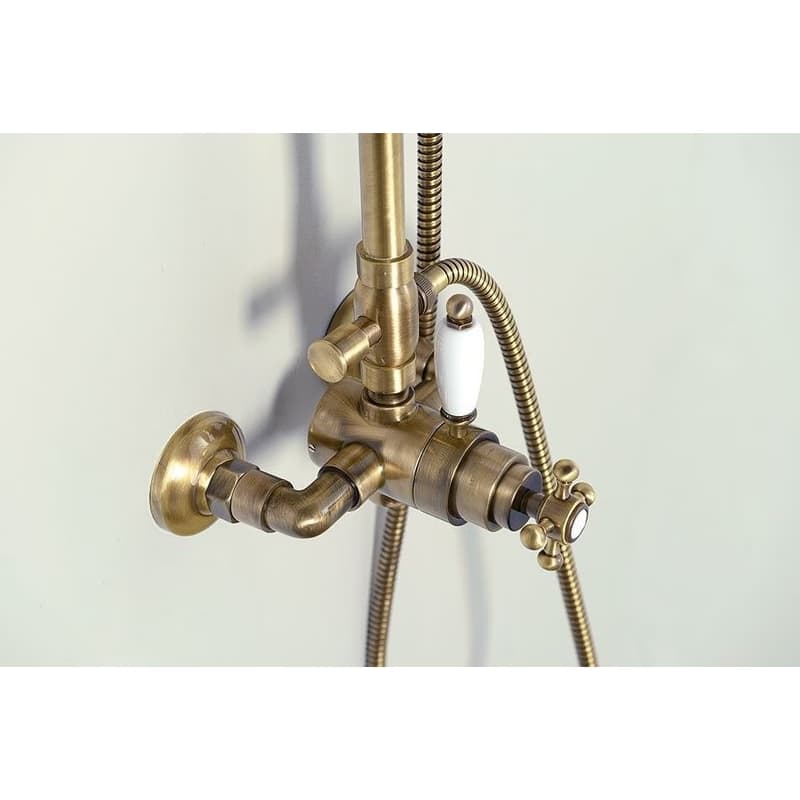 SAPHO - ANTEA sprchový stĺp s termostatickou batériou, bronz SET046 4
