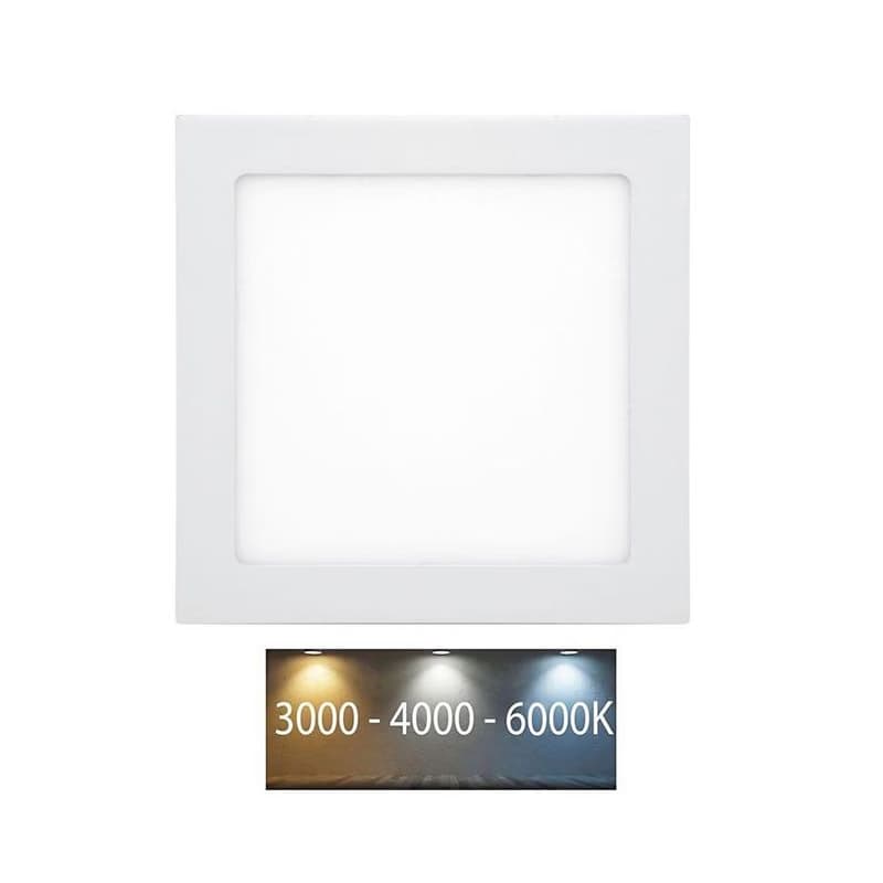 LED-WSQ-CCT/12W/BI - LED Podhľadové svietidlo RAFA LED/12W/230V IP44 biela LED-WSQ-CCT/12W/BI
