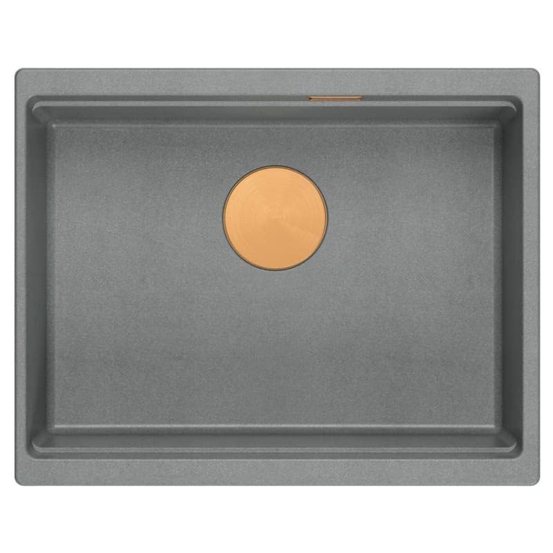 Quadron Quadron - Granitový drez Logan 100 Grey Metallic Oceľ HQJ6045U5_BS_U 3