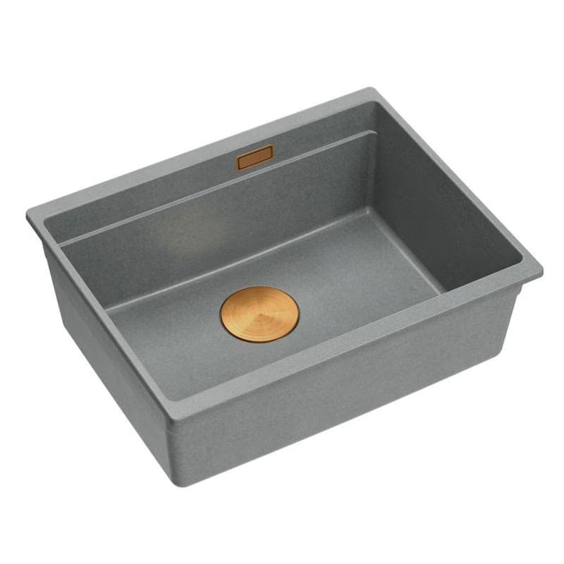 Quadron Quadron - Granitový drez Logan 100 Grey Metallic Oceľ HQJ6045U5_BS_U 6