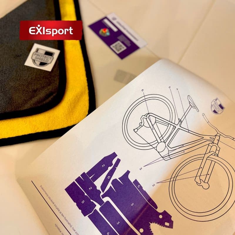 Ochranná fólia rámu bicykla sada PROTECTSHIELD SERVIS FOIL AMULET eRIVAL 2024 - GLOSS 5