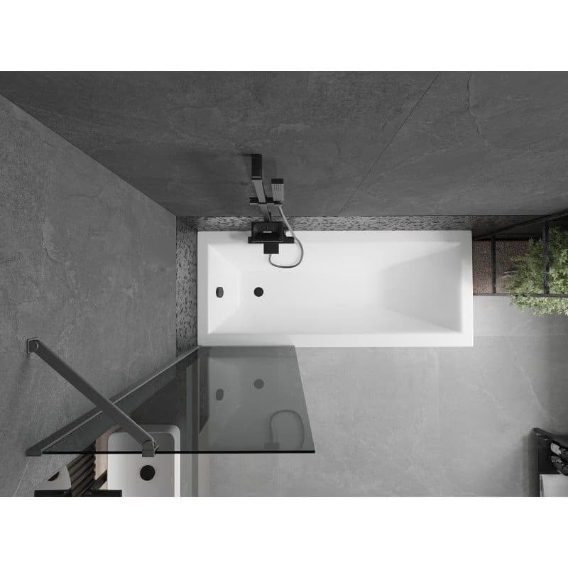 MEXEN/S - Next vaňová zástena FIX 60 x 150, grafit, grafit metal 895-060-000-00-40-95 4