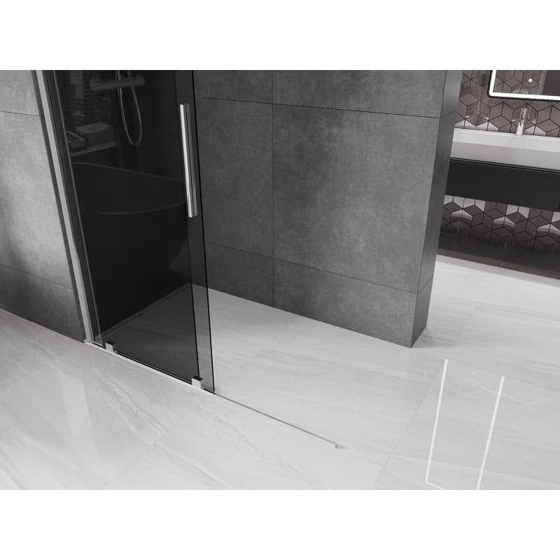MEXEN/S - Velar Sprchová zástena posuvná Walk-in 150 x 200, grafit 8 mm, chróm 871-150-000-43-01 2