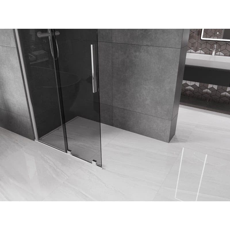 MEXEN/S - Velar Sprchová zástena posuvná Walk-in 100 x 200, grafit 8 mm, chróm 871-100-000-43-01 4