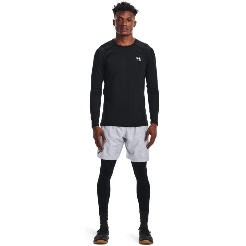 Pánske kompresné tričko s dlhým rukávom UNDER ARMOUR UA CG Armour Fitted Crew-BLK 4