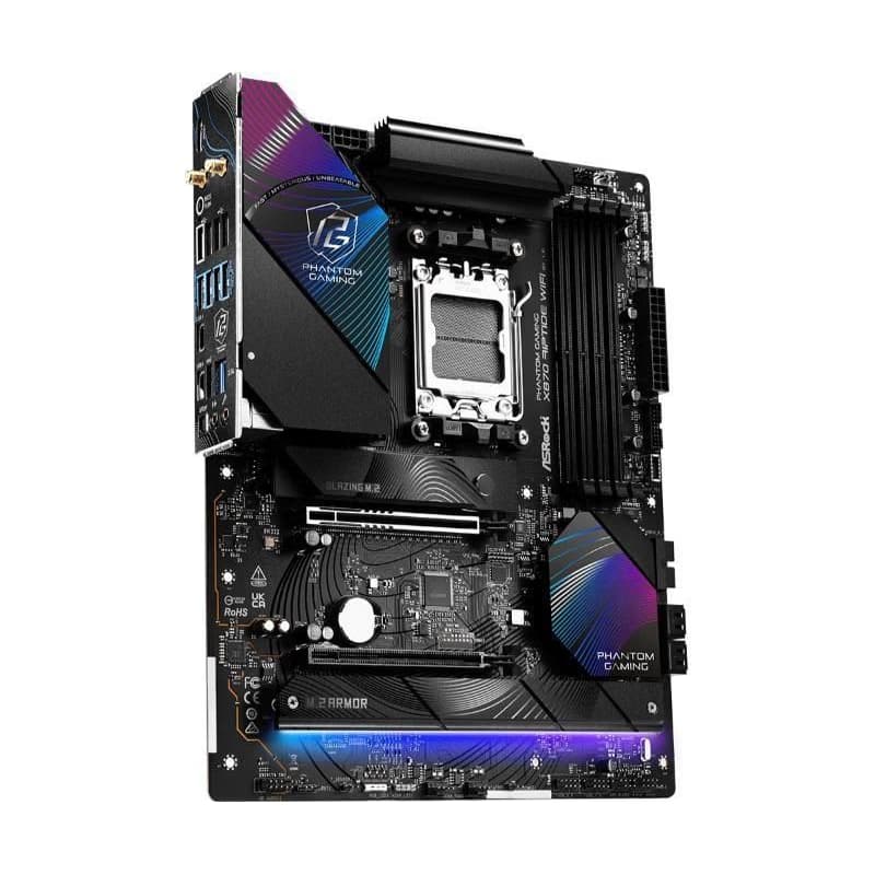 ASRock MB Sc AM5 X870 RIPTIDE WIFI, AMD X870, 4xDDR5, 1xHDMI, 2xUSB4, WI-FI 3