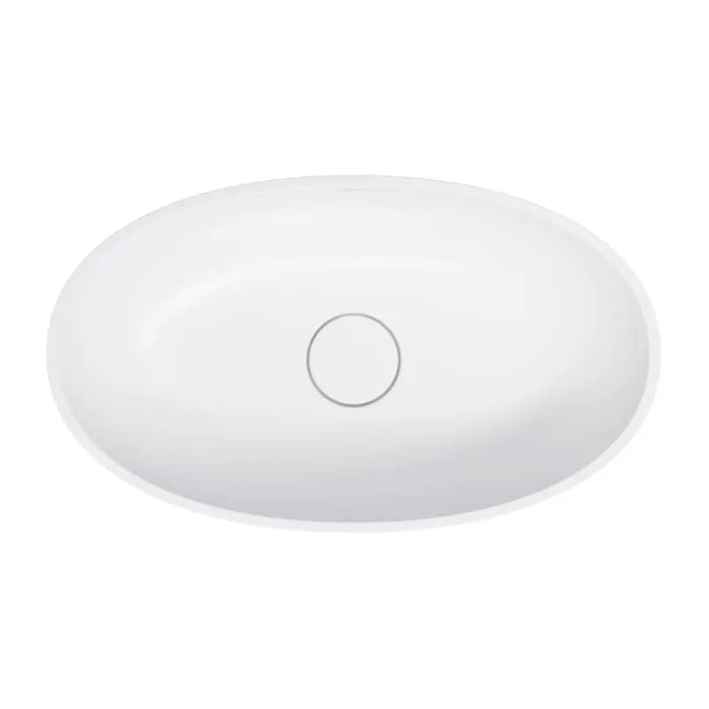OMNIRES - SHELL M+ umývadlo na dosku, 60 x 35 cm biela mat /BM/ SHELLUNBM 2