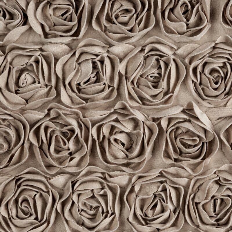 ArtFir Záves ROSES 13 K | tmavobéžová 140 x 250 cm 5