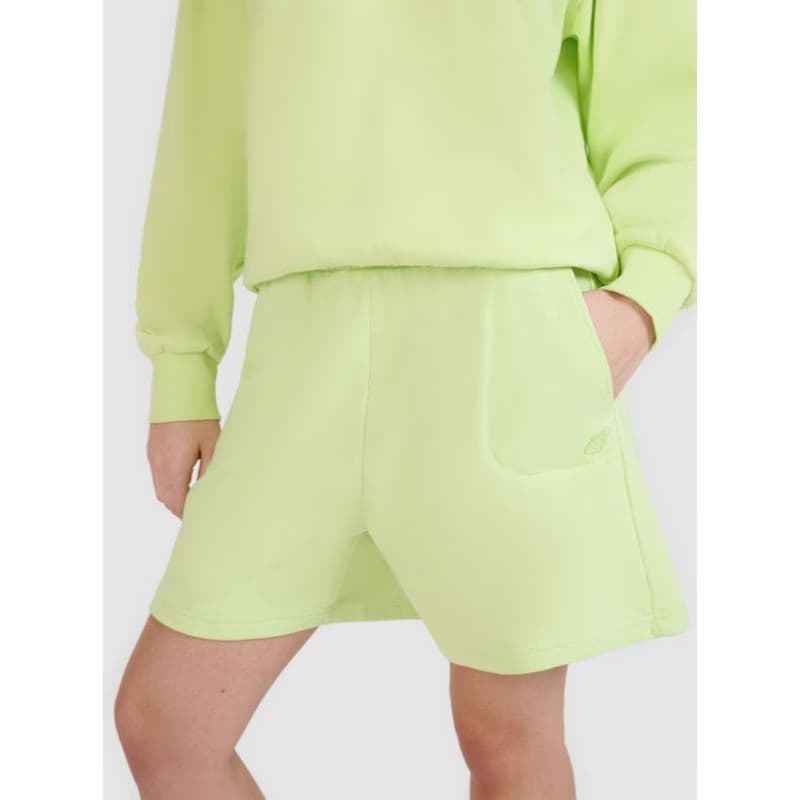 Teplákové kraťasy 4F SHORTS CAS U544-45S-CANARY GREEN 2