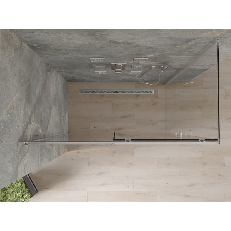 MEXEN/S - OMEGA sprchovací kút 130x70, transparent, chróm 825-130-070-01-00 6
