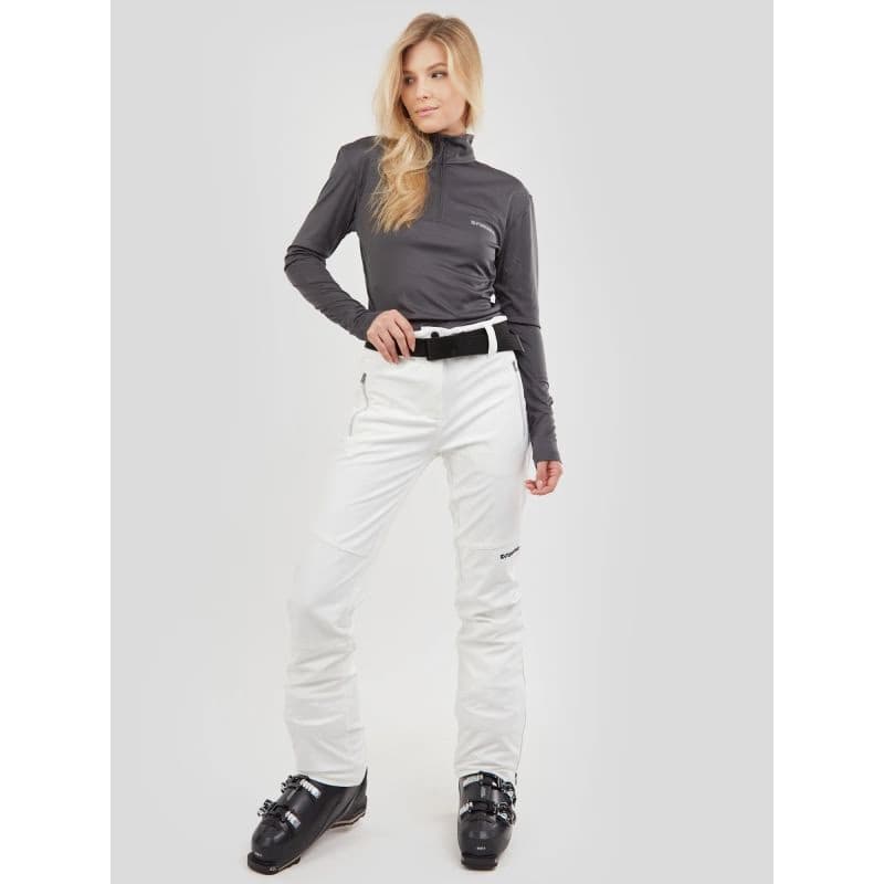 Dámske lyžiarske softshellové nohavice FUNDANGO Galena Softshell Pants-100-white 3