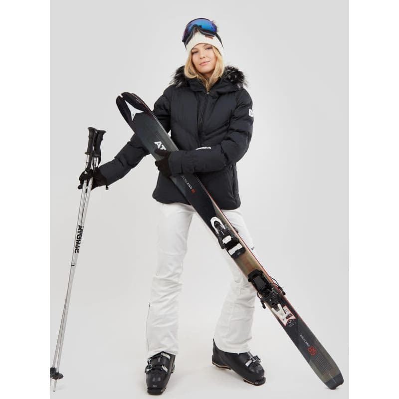 Dámske lyžiarske softshellové nohavice FUNDANGO Galena Softshell Pants-100-white 5