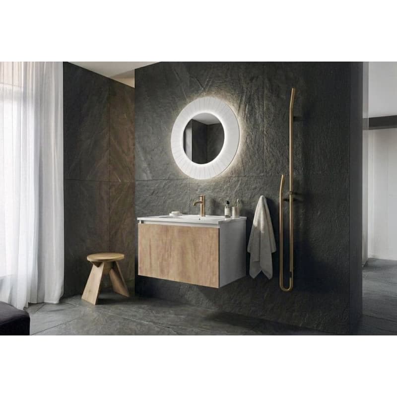 SAPHO - LOREA umývadlová skrinka 80x44x51,2cm, 1x zásuvka, biela mat LE080-3131 3