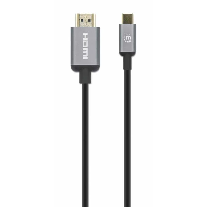 Manhattan kábel USB-C na HDMI, USB-C Male na HDMI Male, 2m, čierna 4