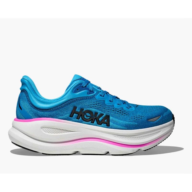 Dámska bežecká obuv HOKA Bondi 9 W skyward blue neon fuchsia 2