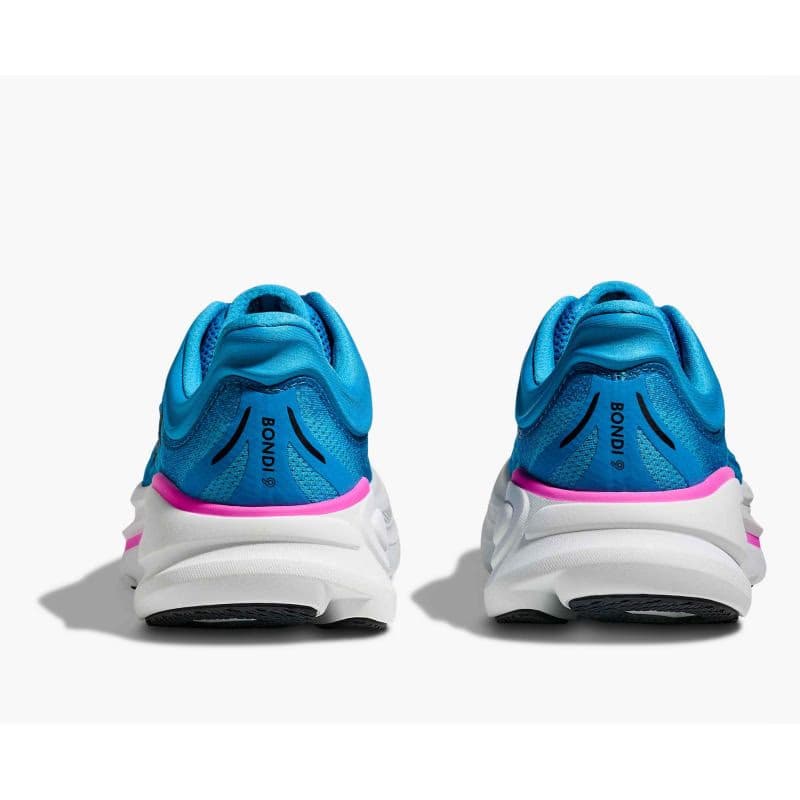 Dámska bežecká obuv HOKA Bondi 9 W skyward blue neon fuchsia 6