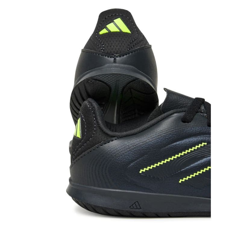 Chlapčenské futbalové kopačky halové ADIDAS Copa Pure III Club K IN core black dgh solid grey lucid lemon 6