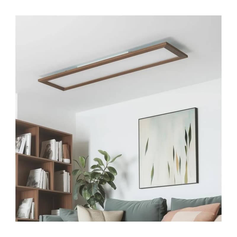 Eglo - LED RGBW stmievateľný prisadený panel SALOBRENA-C LED/34W/230V tmavohnedý + diaľkové ovládanie 1xEG32734+1xEG99428