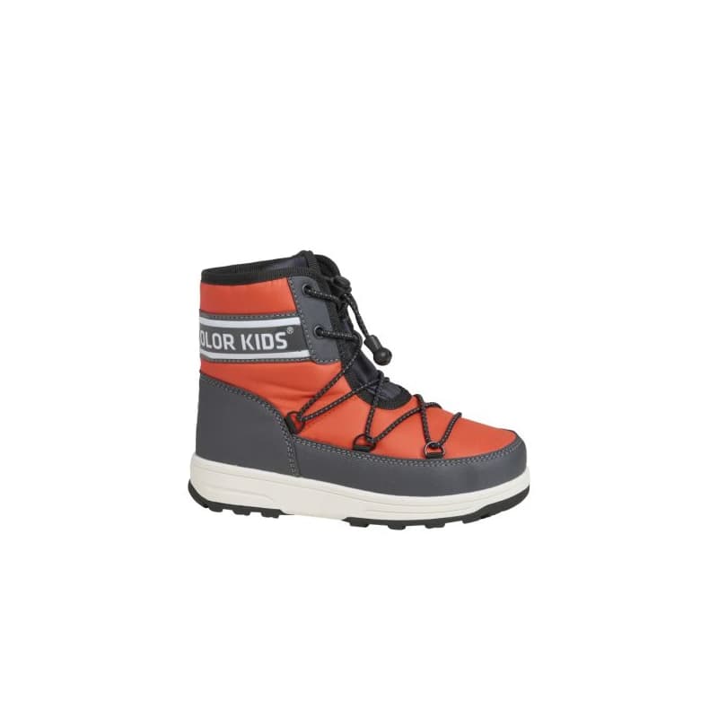 Detské vysoké zimné topánky COLOR KIDS Boots W. String, orange