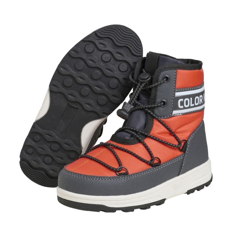 Detské vysoké zimné topánky COLOR KIDS Boots W. String, orange 3