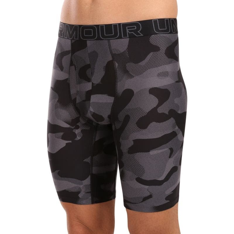 Pánske boxerky UNDER ARMOUR 3 PACK-UA PERFORMANCE TECH - PRINT 9 inch-BLK 4