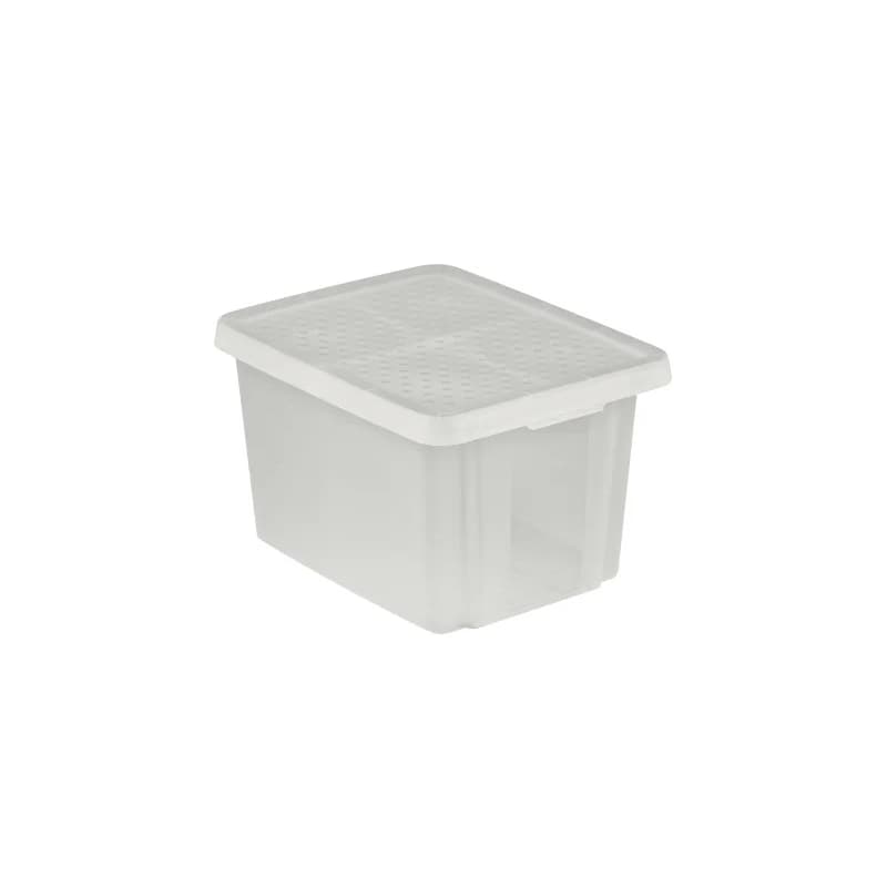 CURVER Úložný box ESSENTIALS 26L s vekom | transparentná