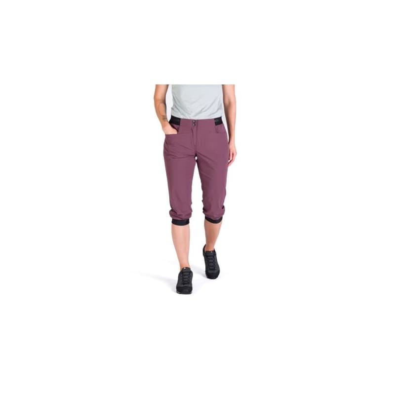 Dámske turistické 3 4 nohavice NORTHFINDER CAROLE-481-plum