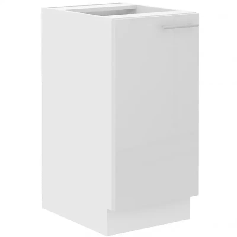 Kuchynská skrinka Lara 40d 1f Bb Mdf biely lesk
