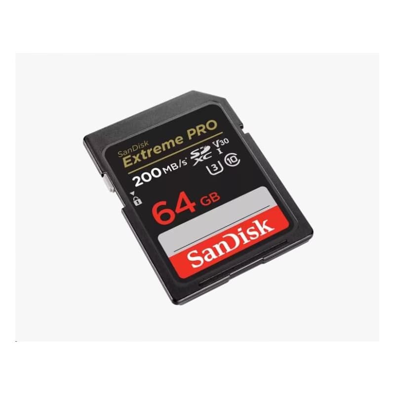 SanDisk SDXC karta 64GB Extreme PRO (200 MB/s Class 10, UHS-I U3 V30) 2