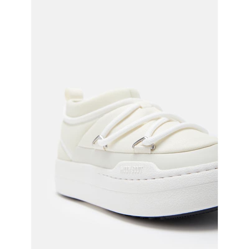 Juniorské nízke zimné topánky MOON BOOT MB JR PARK ICON L002 CREAM 4