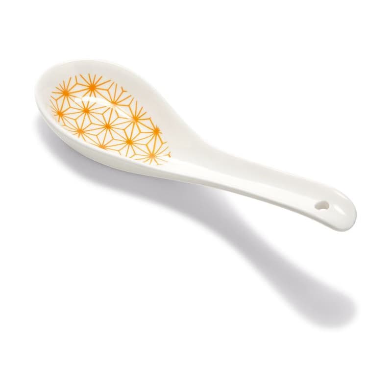ERNESTO® Misky/Misky na omáčku/Porcelánové lyžičky (porcelánová lyžička/biela/oranžová)