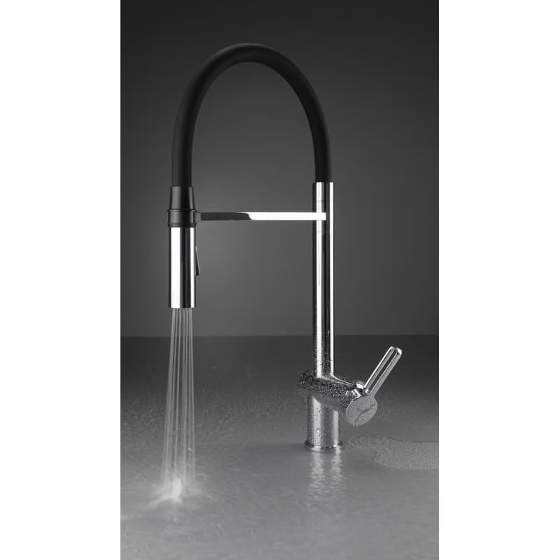 DEANTE - Magnetic kuchynská batéria s elastickou výpustou - 2 typy prúdu čierna (BRM_072M) BRM_072M 2