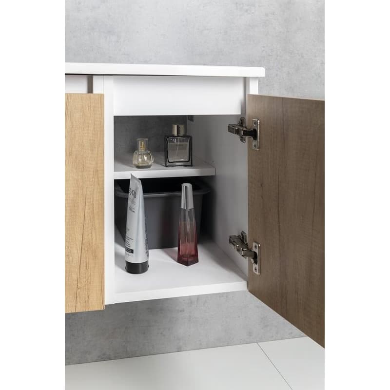 SAPHO - LOREA skrinka 100x46x51,5cm (30+70cm), pravá, biela matná LE070-3131-R-01 5