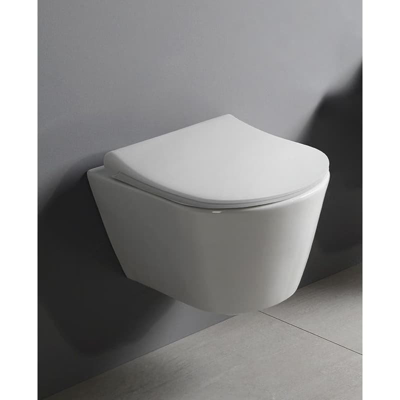 SAPHO - AVVA závesná WC misa, Rimless, 35,5x53cm, biela 100314 4