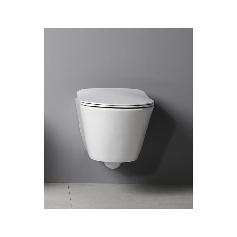 SAPHO - AVVA závesná WC misa, Rimless, 35,5x53cm, biela 100314 5
