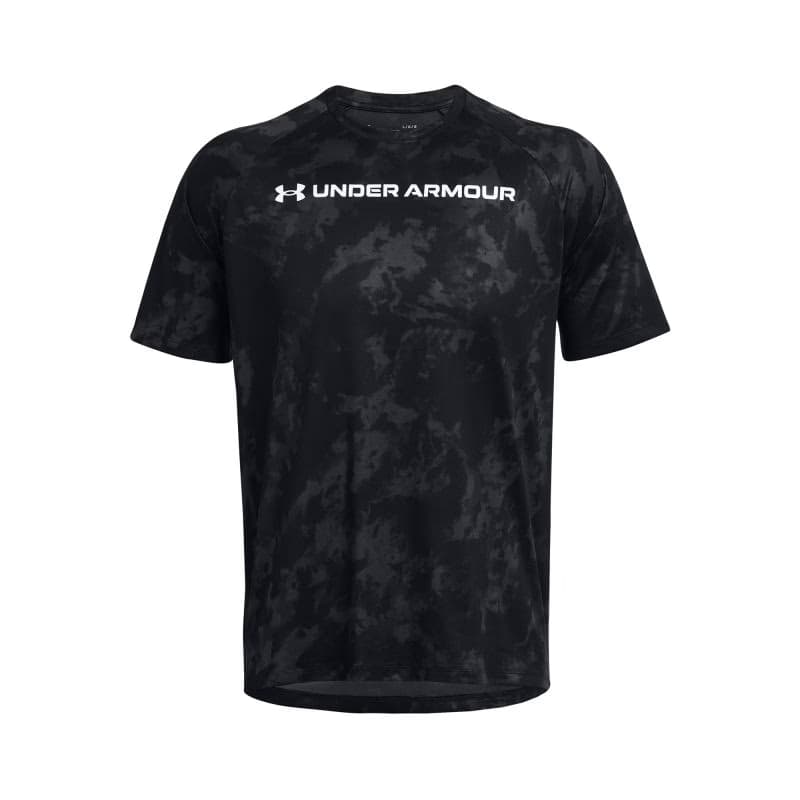Pánske tréningové tričko s krátkym rukávom UNDER ARMOUR UA TECH ABC CAMO SS-BLK 3