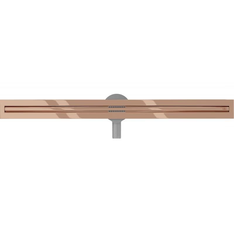 MEXEN - Flat 360 ° Slim odtokový žľab 80 cm ružové zlato 1641080 4