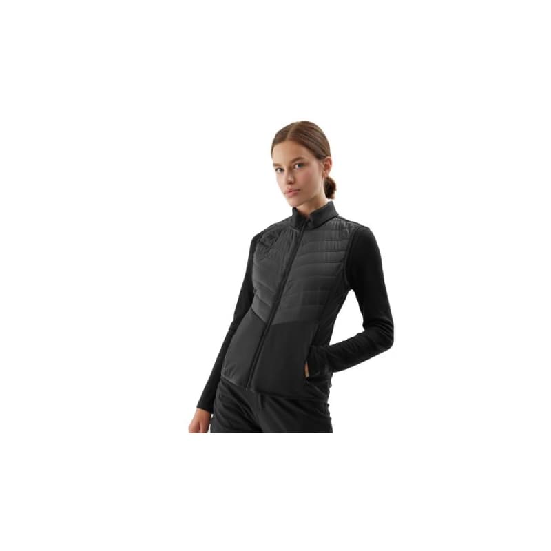 Dámska turistická vesta 4F VEST-AW23TVJAF048-20S-DEEP BLACK